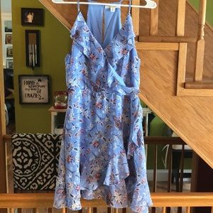 Floral summer cocktail dress!